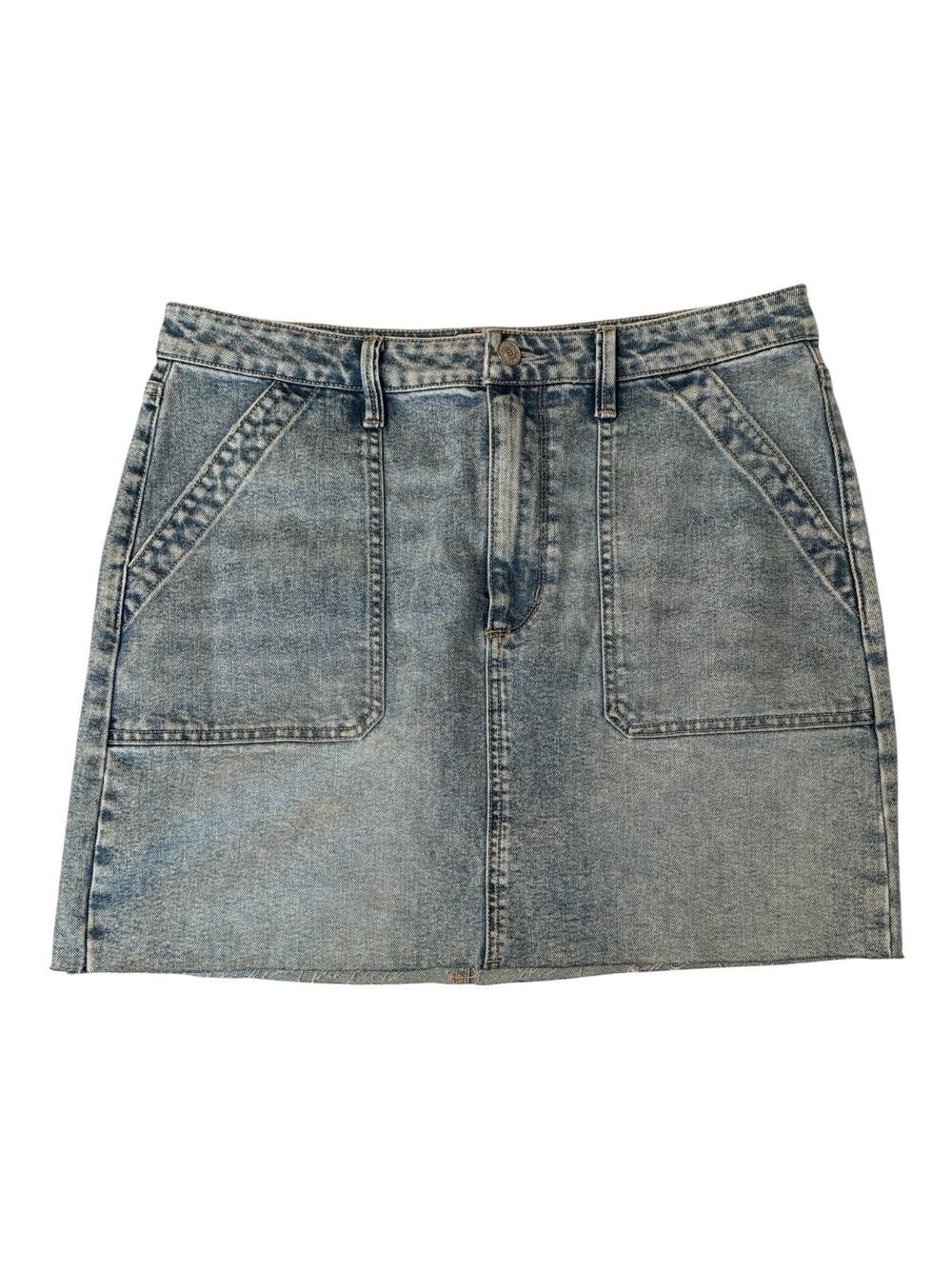 Edited Women’s Size 12 Light Wash Denim Skirt